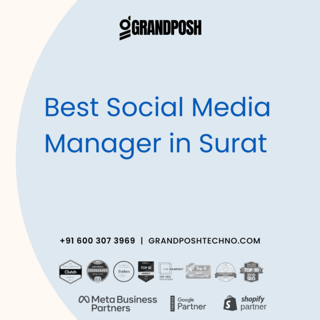 Best Social Media Manager in Surat