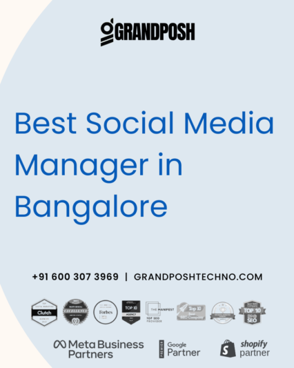 Best Social Media Manager in Bangalore