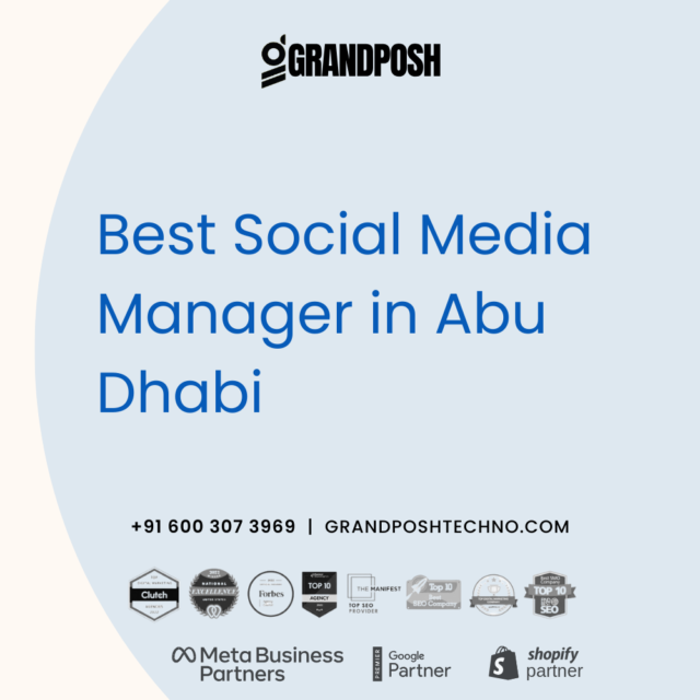 Best Social Media Manager in Abu Dhabi